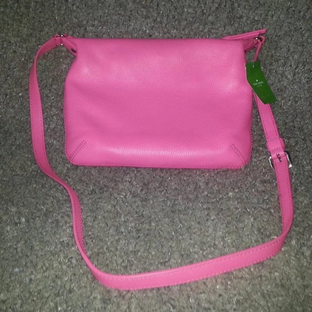 KATE SPADE-Grant Park-Starla-Cabaret Pink Pebbled Leather-AUTHENTIC-NWT - Picture 3 of 8